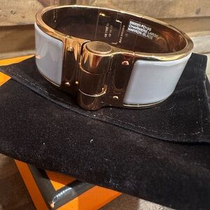 Hermes Gold and Brown Bracelet